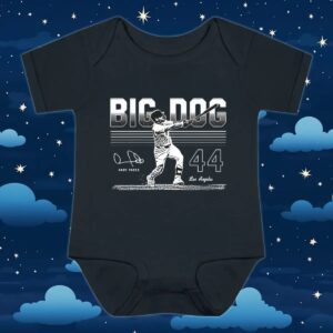 Andy Pages Los Angeles Dodgers big dog signature t shirt