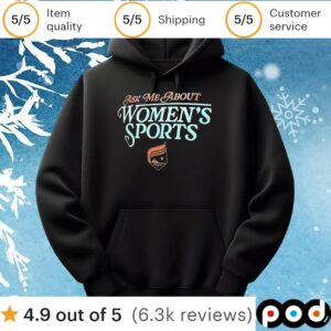 Ask me about women’s sports Aurora FC t shirt