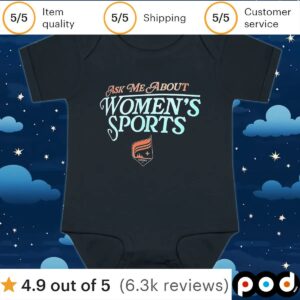 Ask me about women’s sports Aurora FC t shirt