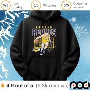 Austin Reaves Los Angeles Lakers shattered t shirt