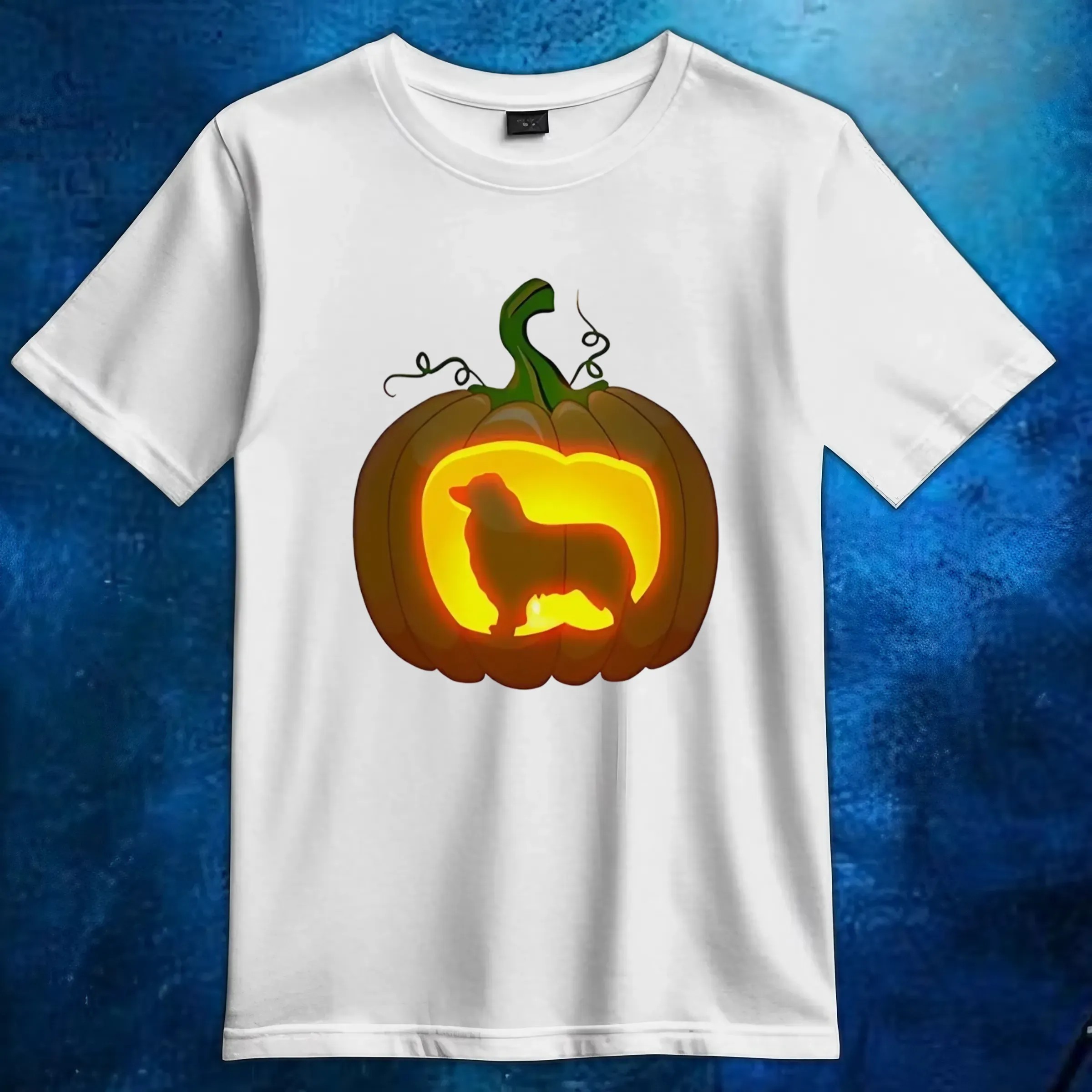 Australian Shepherd Pumpkin Halloween T Shirt Australian Shepherd Pumpkin Halloween T Shirt