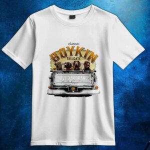 Authentic boykin tailgate live dak brand t shirt