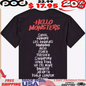 Babymonster Group Portrait Hello Monsters Location List T Shirt