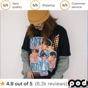 Baek Reverie Hyun Tour Vintage Bootleg Style T Shirt