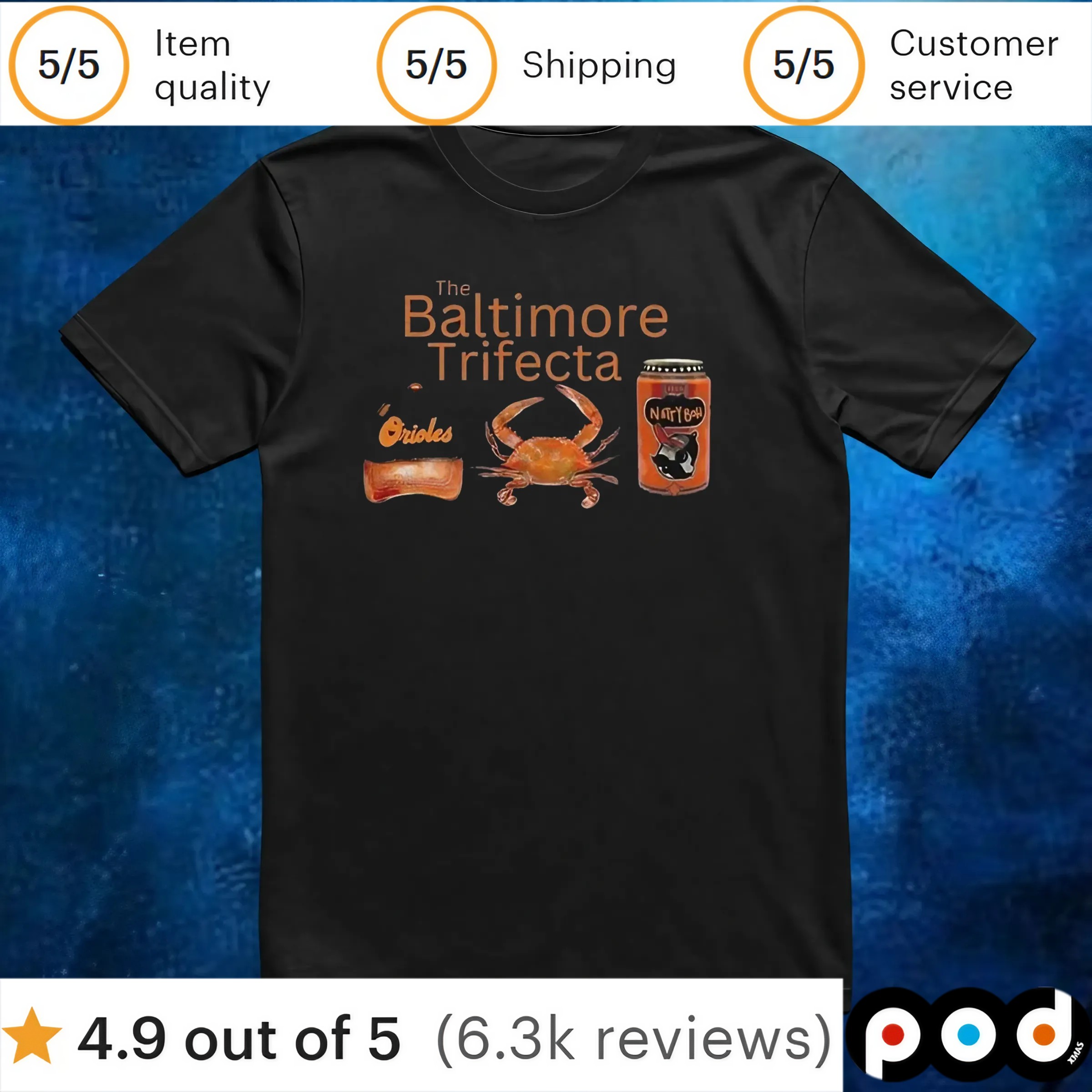 Baltimore Orioles the Baltimore trifecta t shirt Baltimore Orioles the Baltimore trifecta t shirt