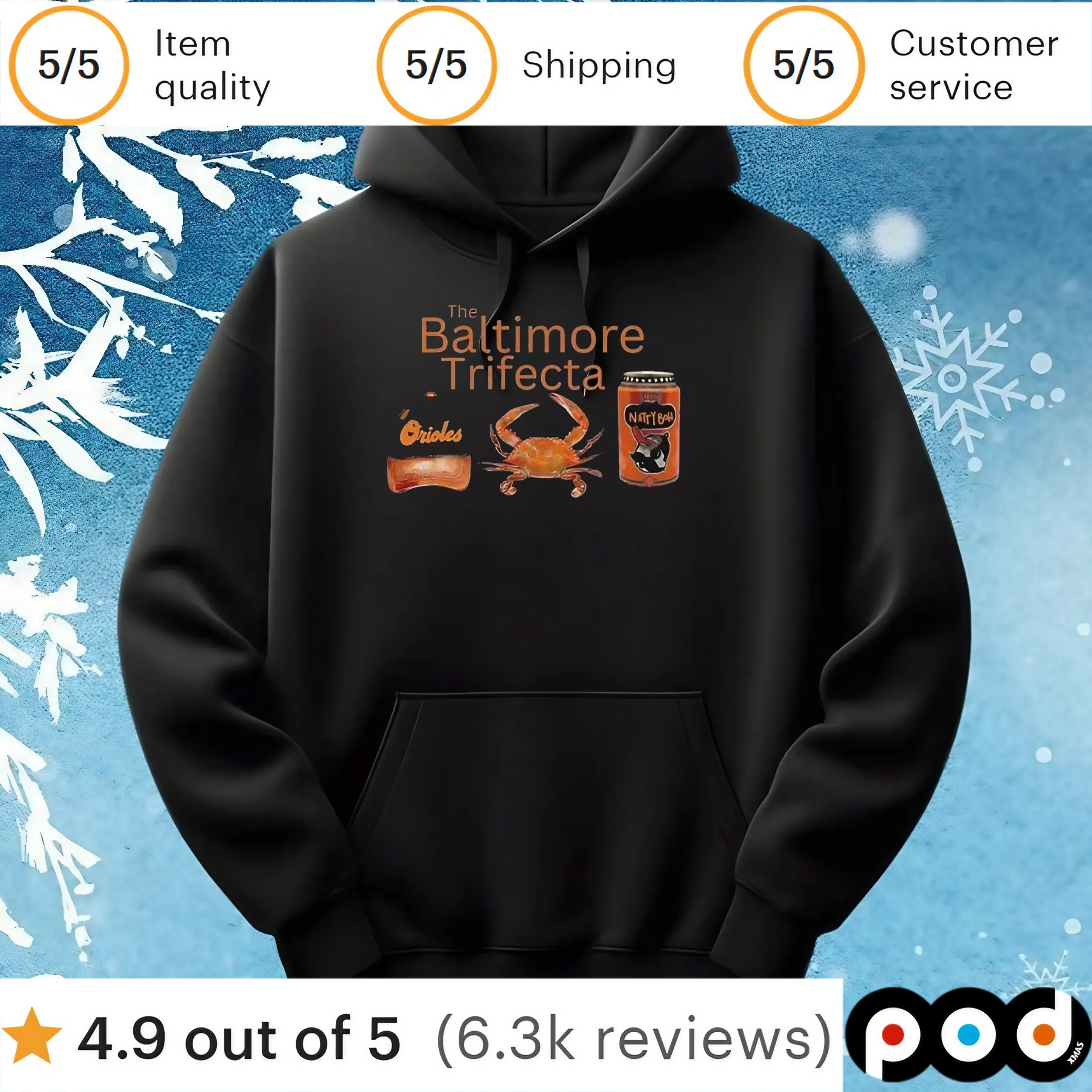 Baltimore Orioles the Baltimore trifecta t shirt Baltimore Orioles the Baltimore trifecta t shirt