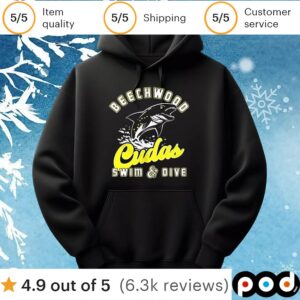 Beechwood cudas swim and dive fish t shirt