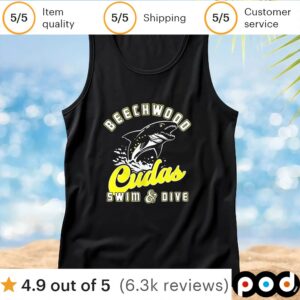 Beechwood cudas swim and dive fish t shirt