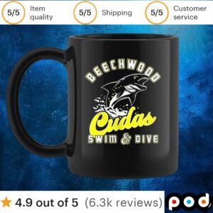Beechwood cudas swim and dive fish t shirt