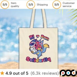Bi Love Pan Solidarity t shirt