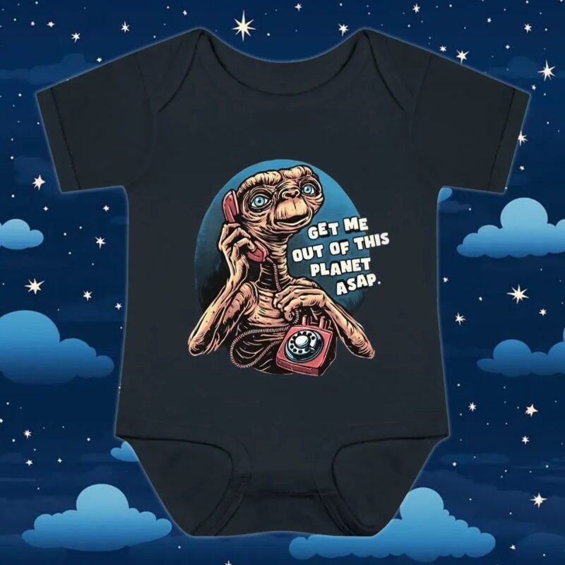 E T the Extra-Terrestrial get me out of this planet ASAP phone call to space t shirt