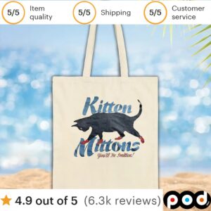 Black cat kitten mittens you’ll be smitten t shirt
