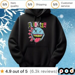Blink-182 Green Teeth Smile Logo T Shirt