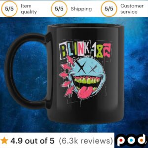 Blink-182 Green Teeth Smile Logo T Shirt