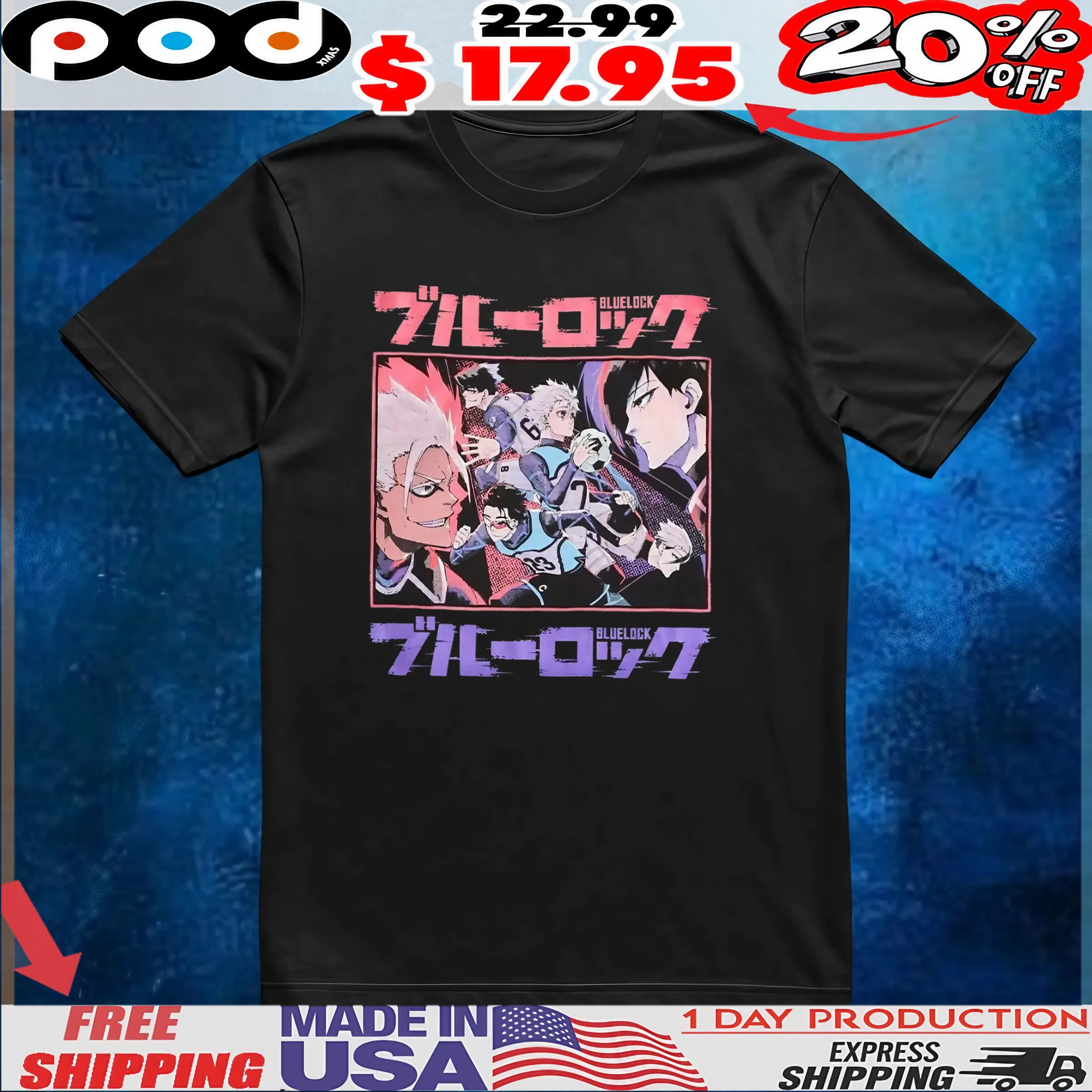 Blue Lock Third Selection Anime T Shirt