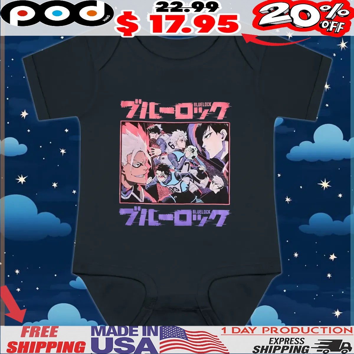 Blue Lock Third Selection Anime T Shirt