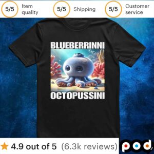 Blueberrinni Octopussini meme t shirt