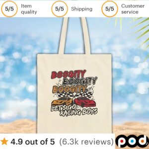 Boogity let’s go racing boys t shirt