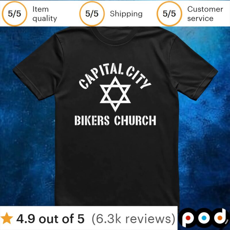 Capital city bikers church t shirt