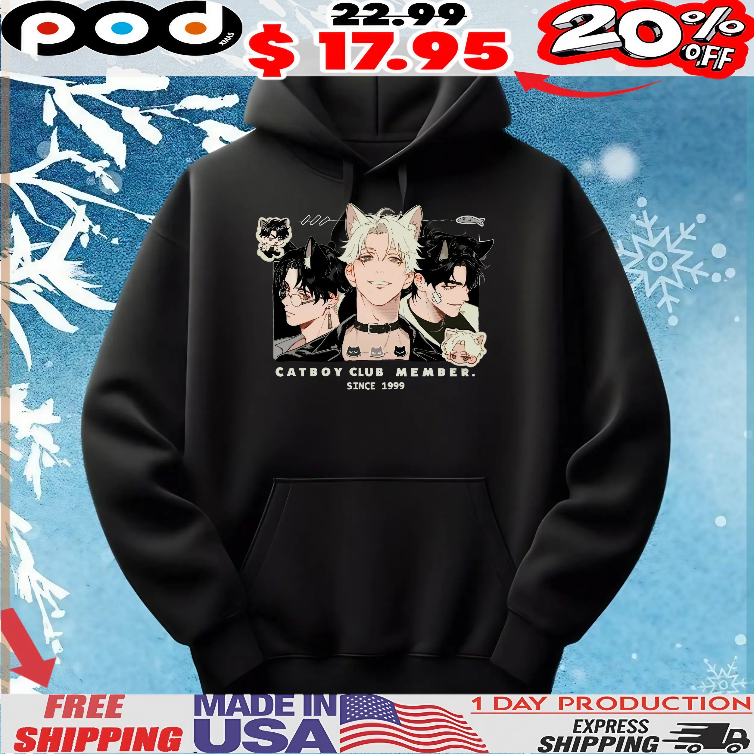 CATBOY CLUB MEMBER SINCE 1999 T Shirt CATBOY CLUB MEMBER SINCE 1999 T Shirt