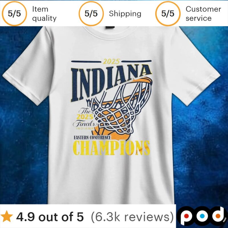 2025 Indiana The Finals Eastern Conference Champions t shirt