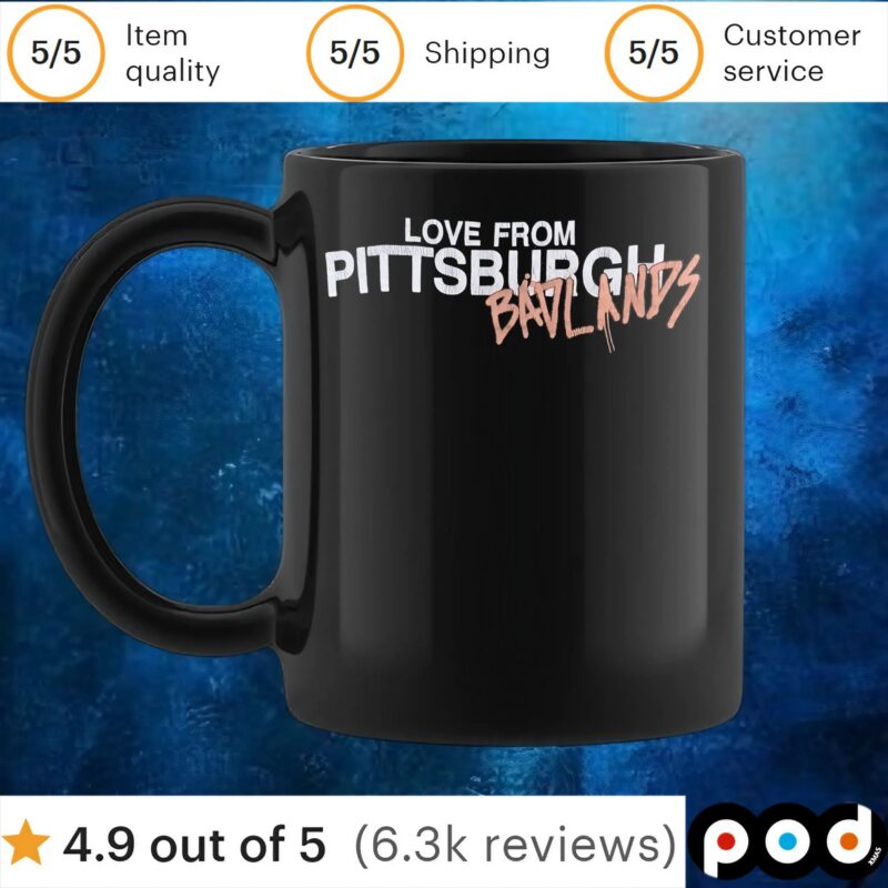 Love From Pittsburgh Bavlands T Shirt