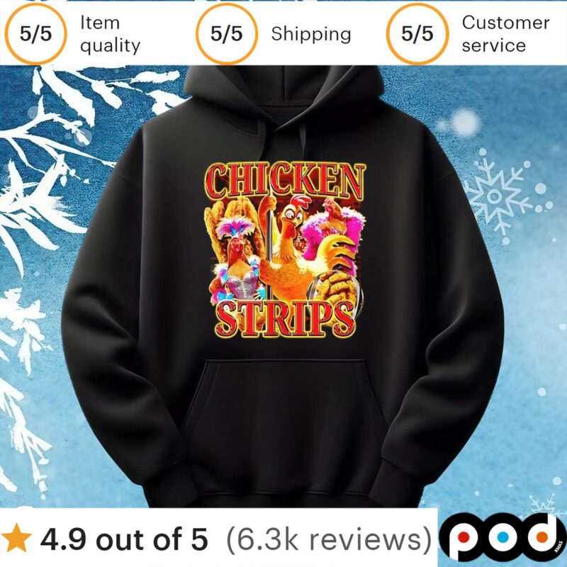 Chicken Strips Collage T Shirt