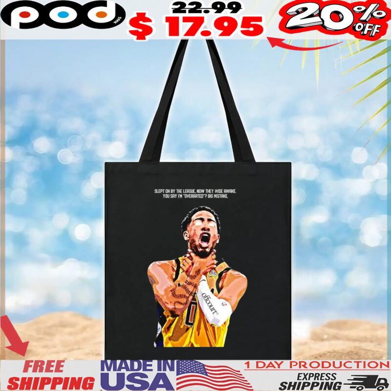 Tyrese Haliburton Choke Slept On By The League Now They Wide Awake You Say I’m Overrated Big Mistake T Shirt