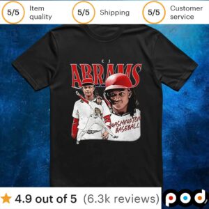 CJ Abrams Washington Nationals vintage t shirt