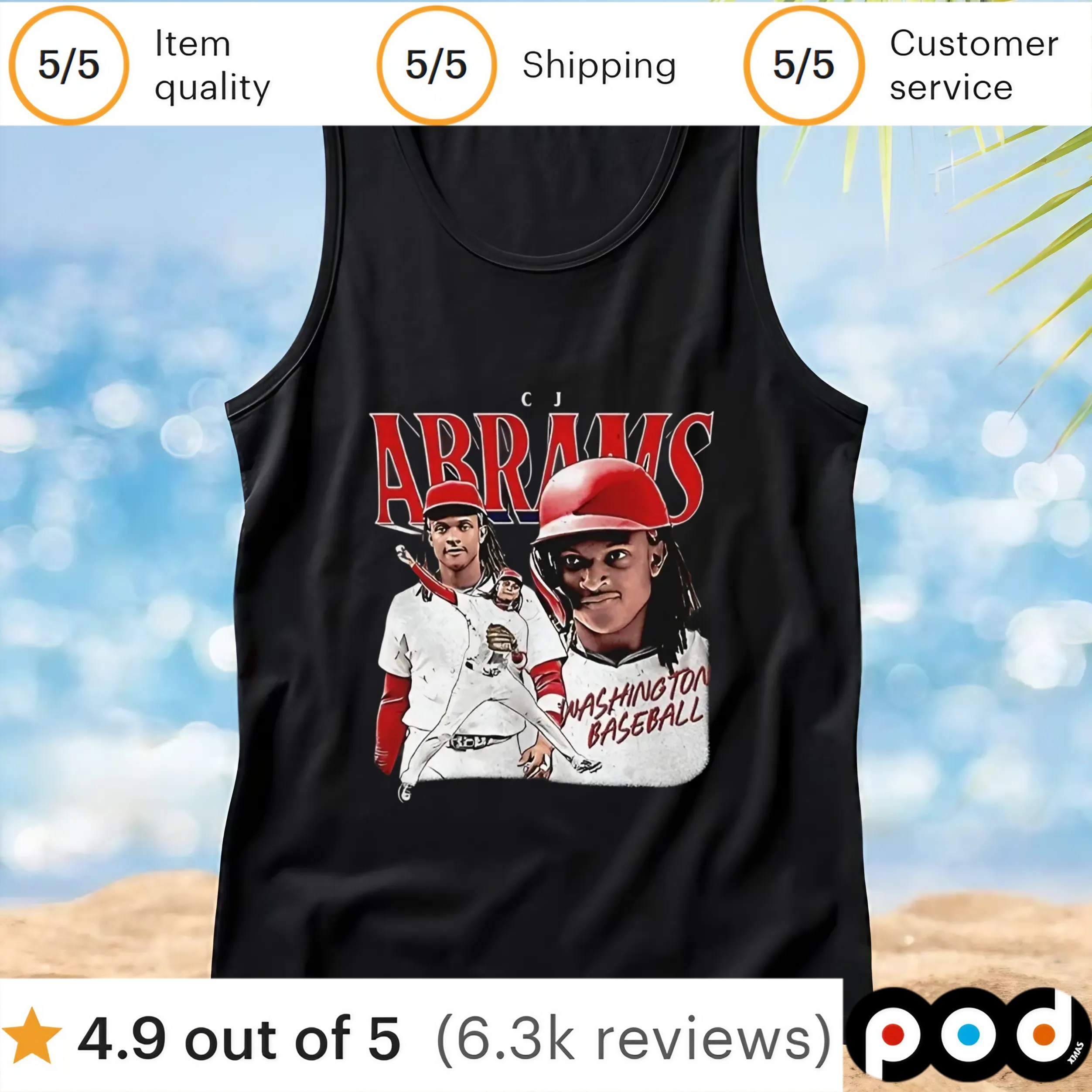 CJ Abrams Washington Nationals vintage t shirt