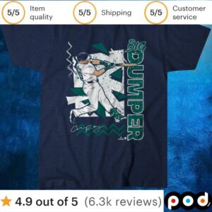 Cal Raleigh Big Dumper 90s Style T Shirt