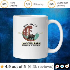 California National Park Sequoia t shirt