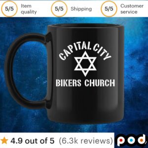 Capital city bikers church t shirt