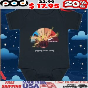 Cat Yapping Levels Today T Shirt