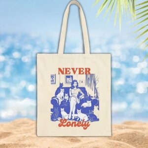 Cat lady never lonely t shirt