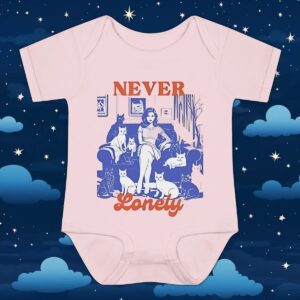 Cat lady never lonely t shirt
