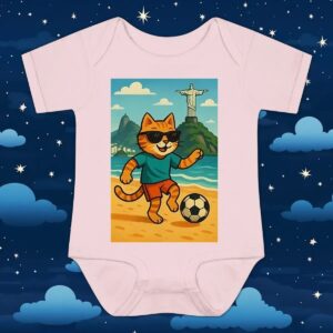 Cat playing football t shirt