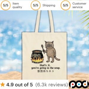 Cat that’s it you’re going in the soup t shirt