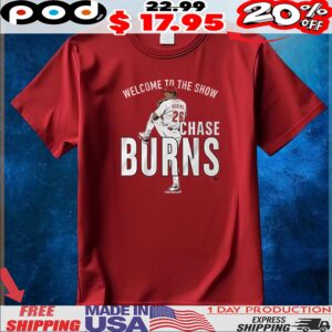 Chase Burns Welcome to the Show Pose T Shirt