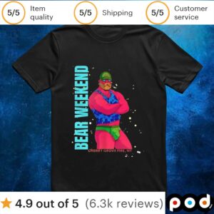 Cherry Grove Fire NY Bear Weekend t shirt