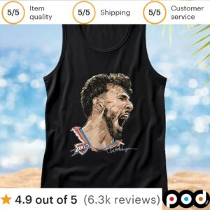 Chet Holmgren Oklahoma City Thunder scream signature t shirt
