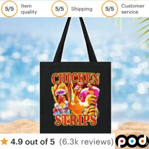 Chicken Strips Collage T Shirt