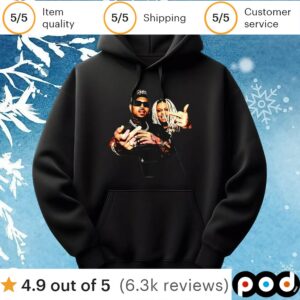Chris Brown Trippie Redd rap collab hip hop music graphic t shirt