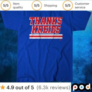Chris Kreider Thanks Kreids T Shirt