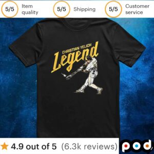 Christian Yelich Milwaukee Brewers MLB Milwaukee Legend t shirt