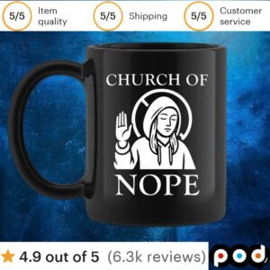 Church of nope t shirt