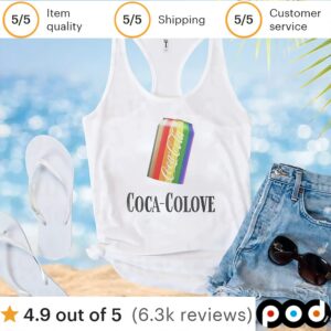 Coca-Colove is love Cola pride month t shirt
