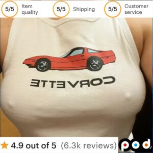 Corvette Car T Shirt