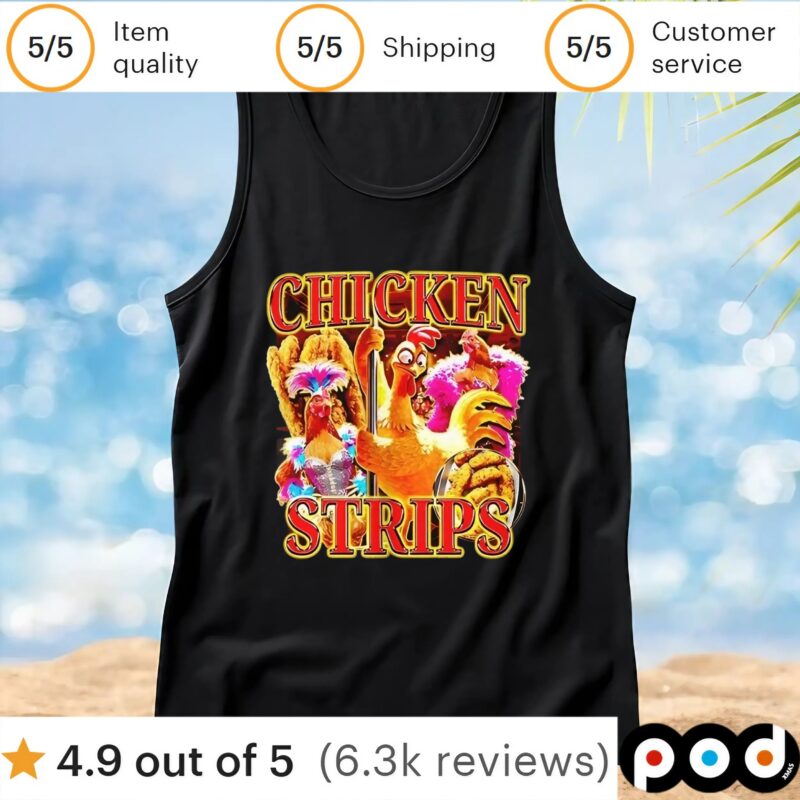 Chicken Strips Collage T Shirt