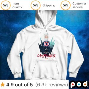 Cruz Azul Campeones 2025 Champions Cups t shirt